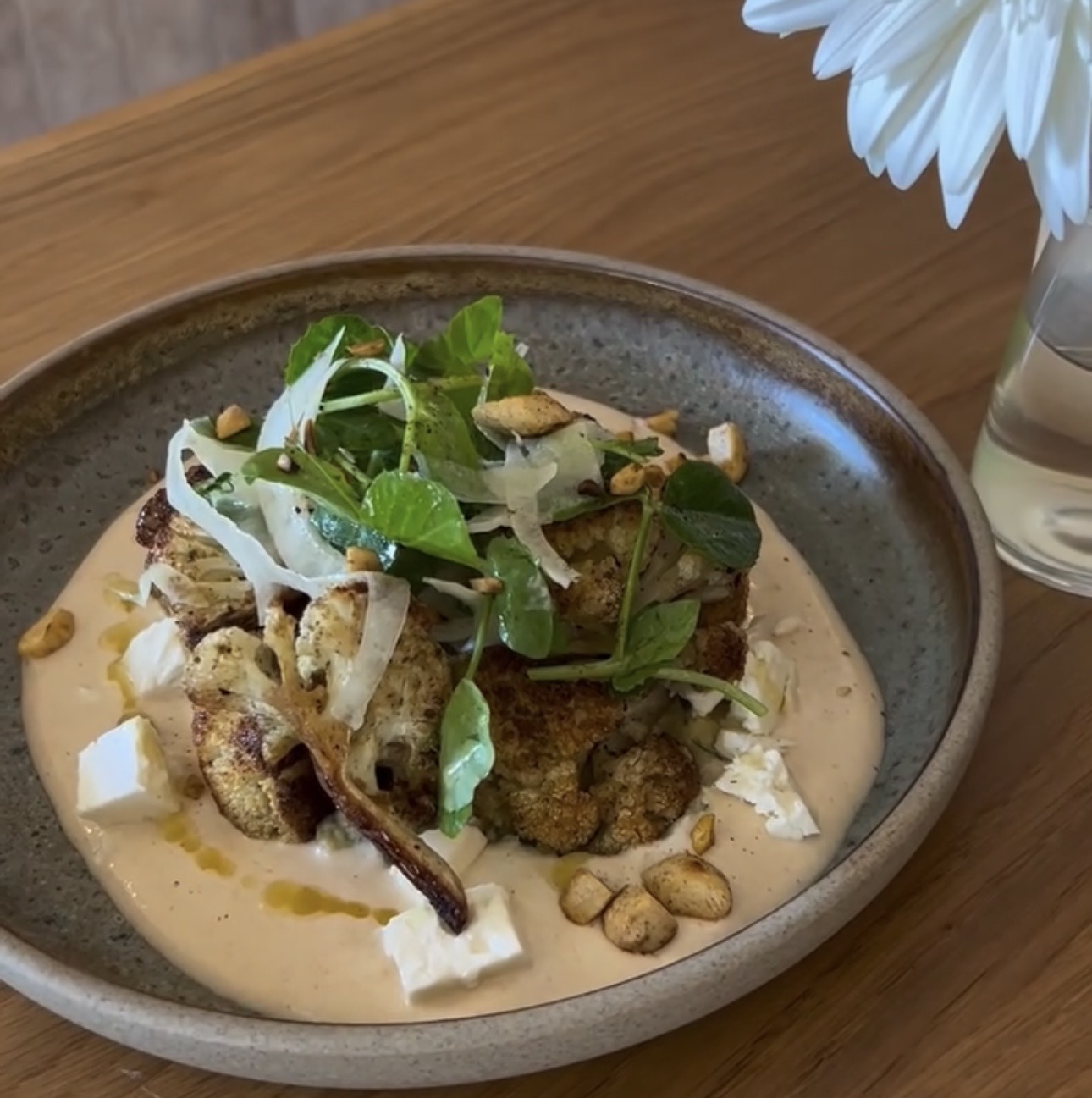 Cauliflower dish at Bloom at Mosman